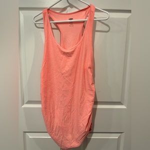 Neon Coral Old Navy Maternity Tank Top - XL
